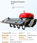 High power remote control crawler type cultivator self-propelled orchard micro cultivator diesel loose soil witty c