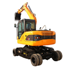 CE certification 9000kg Crawler & Wheel Excavator Machine With 1 CBM Backhoe Bucket